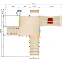 Детский домашний игровой комплекс Igra 10 С гнездом Детский домашний игровой комплекс Igra 10 С гнездом