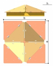 Песочница Romana 057.37.00 Кубик с крышкой для детской площадки Песочница Romana 057.37.00 Кубик с крышкой для детской площадки