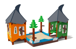 Песочный дворик ВСТ 1131 для детской площадки, фото 1