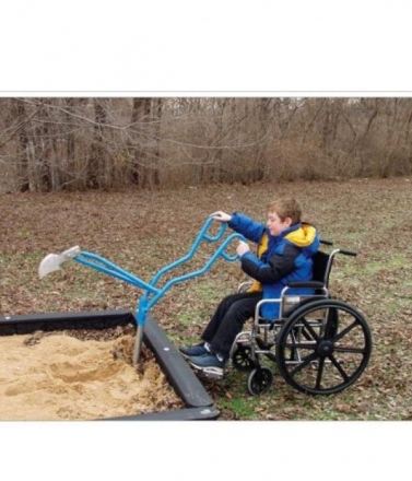 Экскаватор песочный специальный для детей кресло-колясках, фото 1