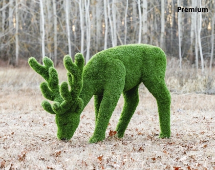 Топиари олень, пасется - газон Premium, фото 1