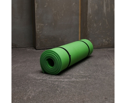 Коврик гимнастический рулонный однотонный 180*60*1 см ЗЕЛЕНЫЙ, фото 2