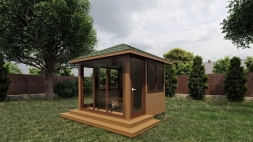 Застекленная беседка РОСА, фото 2