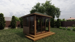 Застекленная беседка РОСА, фото 1