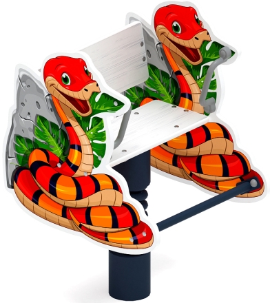 Змейка - Качалка на пружине - ИО 22.01.08-01.И1, фото 1