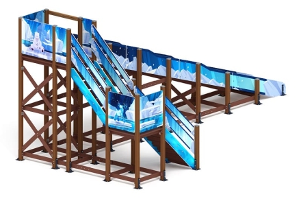 Горка Зима (снежная королева)(под анкера) - ИО 49.01.03-04.И1 - Н=3000, фото 2