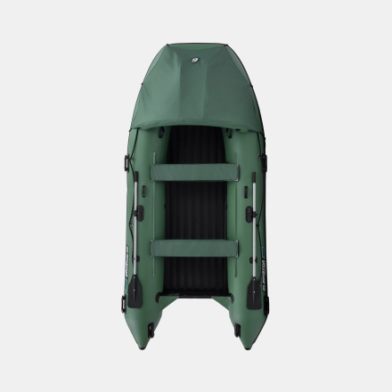 GLADIATOR E 380 PRO AIR Зеленый моторная лодка ПВХ НДНД, фото 5