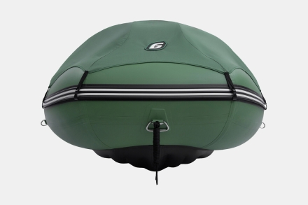 GLADIATOR E 380 PRO AIR Зеленый моторная лодка ПВХ НДНД, фото 7
