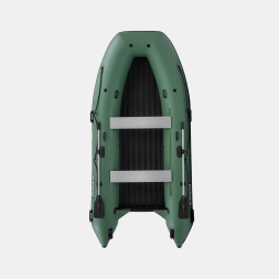 GLADIATOR E 380 PRO AIR Зеленый моторная лодка ПВХ НДНД, фото 3