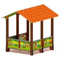 Домик большой 2 (Полянка) МФ 10.01.08-04, фото 3 Домик большой 2 (Полянка) МФ 10.01.08-04, фото 3