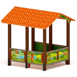 Домик большой 2 (Полянка) МФ 10.01.08-04, фото 2 Домик большой 2 (Полянка) МФ 10.01.08-04, фото 2