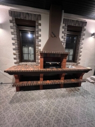 Печь Аристократ 710 Прямоугольный кирпич желтый, фото 2