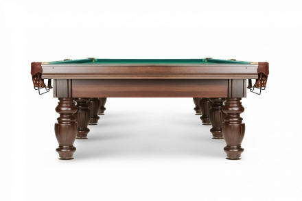 Бильярдный стол - Омега 8 Футов, Русская пирамида, Super Stone 40 мм, лузы с сеткой, фото 6