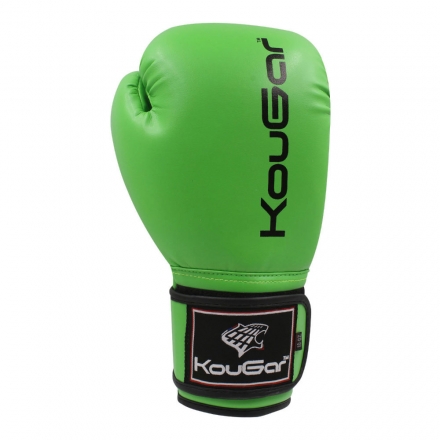 Перчатки боксерские KouGar KO500-6, 6oz, зеленый, фото 9