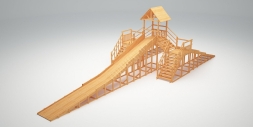 Зимняя горка TORUDA Север wood-11 (скат 11.8 м), фото 3 Зимняя горка TORUDA Север wood-11 (скат 11.8 м), фото 3
