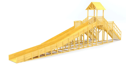 Зимняя горка Савушка Зима Wood 9/4, фото 2