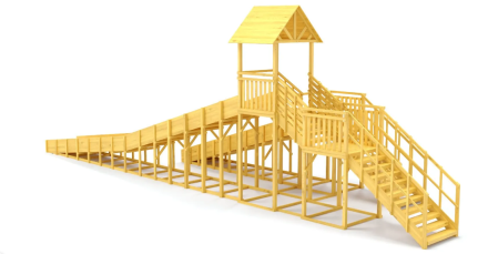 Зимняя горка Савушка Зима Wood 9/4, фото 4