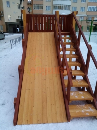 Зимняя горка Савушка Зима 3 , фото 9