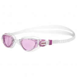 Очки для плавания детские &quot;ARENA Cruiser Soft Jr&quot;, розовые линзы, прозрачная оправа