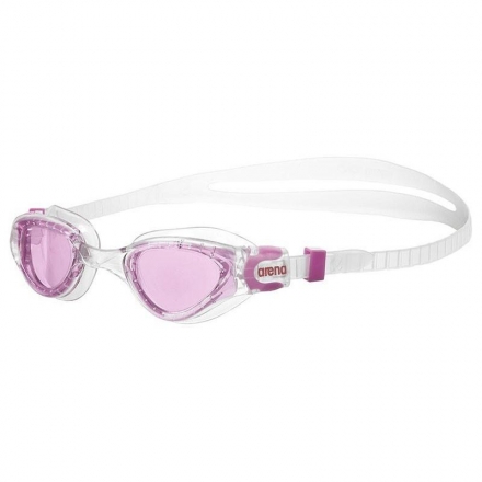 Очки для плавания детские &quot;ARENA Cruiser Soft Jr&quot;, розовые линзы, прозрачная оправа, фото 1