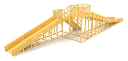 Зимняя горка Савушка Зима Wood 9/1, фото 1