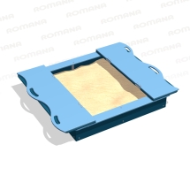 Песочница Romana 057.36.00 с крышкой для детской площадки Песочница Romana 057.36.00 с крышкой для детской площадки