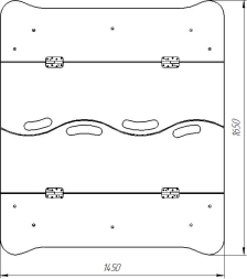 Песочница Romana 057.36.00 с крышкой для детской площадки, фото 8
