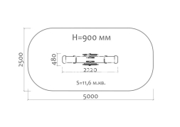 Качели-балансир Медуза 04114.21 для детской площадки, фото 3 Качели-балансир Медуза 04114.21 для детской площадки, фото 3