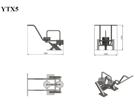 Уличный тренажер TORUDA &quot;Для приседаний&quot;, фото 2