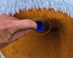 Топиари медведь-контейнер, Музыкант - газон Eco, фото 3