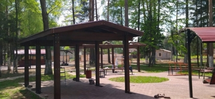 Теневой навес Руф 3,65 х 3,7 х 2,5 м, фото 6