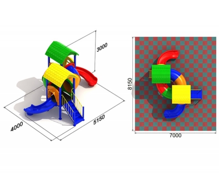 Детский игровой комплекс Марафон 3, фото 7