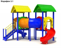 Детский игровой комплекс Марафон 3, фото 2 Детский игровой комплекс Марафон 3, фото 2
