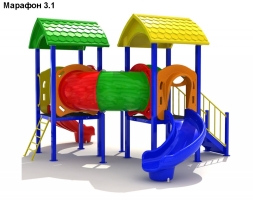 Детский игровой комплекс Марафон 3, фото 1 Детский игровой комплекс Марафон 3, фото 1