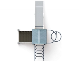 Детская игровая площадка Играйте с нами (Тайга) горка Н 1200 ДИК 2.01.1.04-03, фото 3