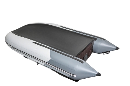 Моторная надувная лодка Пиранья 280 Q5 SLХ фанерная слань-книжка 6 мм, фото 3