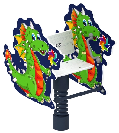 Дракоша - Качалка на пружине - ИО 22.01.09-И1, фото 1