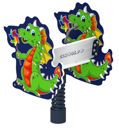 Дракоша - Качалка на пружине - ИО 22.01.09-И1, фото 3