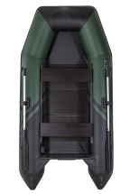 Броня-280 зеленый-черный (лодка ПВХ под мотор с усилением)