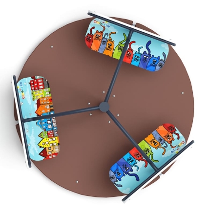 Карусель Солнышко (Коты) - ИО 30.01.03-10.И1, фото 5