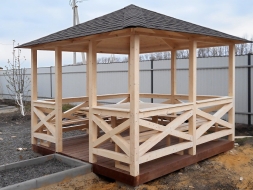 Квадратная беседка ЕВРОПА, фото 2