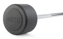 Штанга неразборная обрезиненная 40 кг Прямой гриф Штанга неразборная обрезиненная 40 кг Прямой гриф