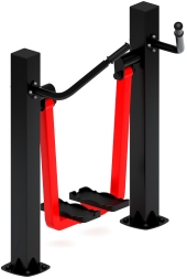 Шаговый (красный) - Уличный тренажер - СТ 005-11.И1, фото 2 Шаговый (красный) - Уличный тренажер - СТ 005-11.И1, фото 2