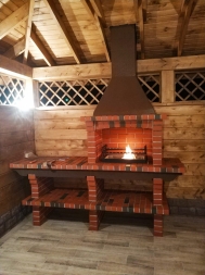 Печь Аристократ 704 Прямоугольный кирпич красный, фото 4