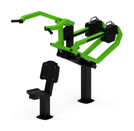 Тяга верхняя с переменной нагрузкой (зеленый) - Уличный тренажер - СТ 036-12, фото 3