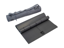 Коврик для йоги 2.5 мм серый в сумке с ремешком Коврик для йоги 2.5 мм серый в сумке с ремешком