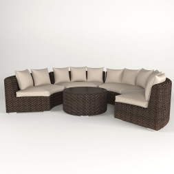 Элемент дивана модульного круглого "Малага" Элемент дивана модульного круглого "Малага"