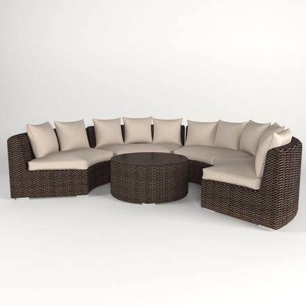 Элемент дивана модульного круглого &quot;Малага&quot;, фото 1