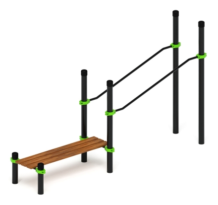 Воркаут ЛОВ 108 зеленый ВТ 102.24-02, фото 2