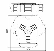 Детская тренировка Спортзал в джунглях